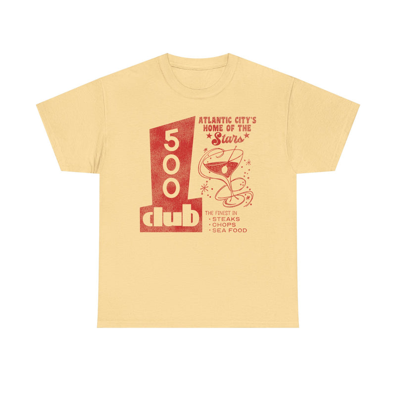 Load image into Gallery viewer, The 500 Club Atlantic City NJ Night Club Retro Nostalgic T-shirt