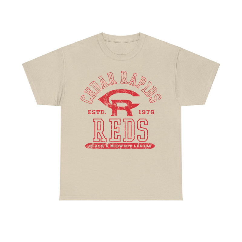 Load image into Gallery viewer, Cedar Rapids Reds Est 1979 Baseball Team T-shirt