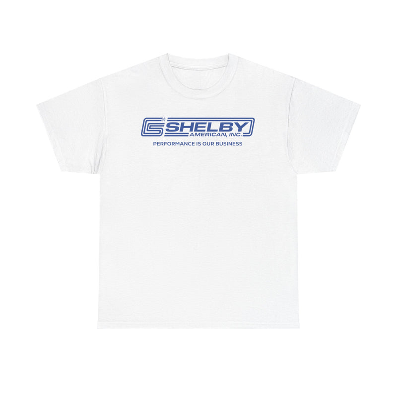 Load image into Gallery viewer, Shelby American Inc Performance Is Our Business Cobra Logo T-shirt