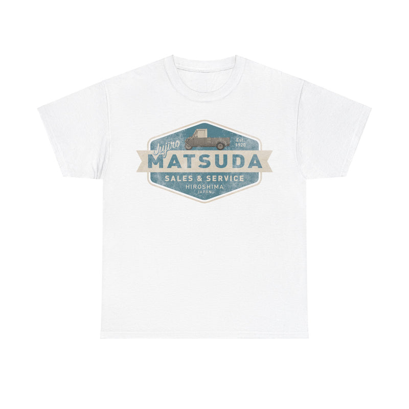 Load image into Gallery viewer, Jujiro Matsuda Est 1920 Mazda Hiroshima Japan Car T-shirt