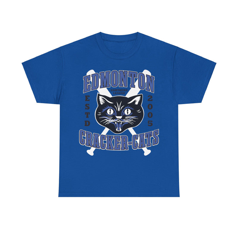 Load image into Gallery viewer, Edmonton Cracker-Cats Est 2005 Canada Baseball T-shirt