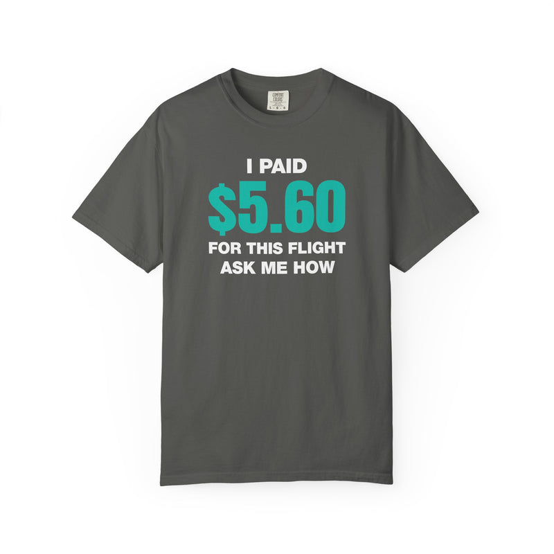 Load image into Gallery viewer, $5.60 Flight Credit Card Points Miles Travel T-shirt
