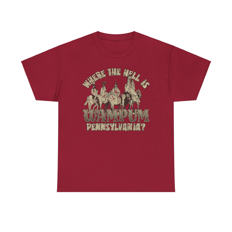 Load image into Gallery viewer, Where is Wampum Pennsylvania 1796 Nostalgic Tourist Trading T-shirt