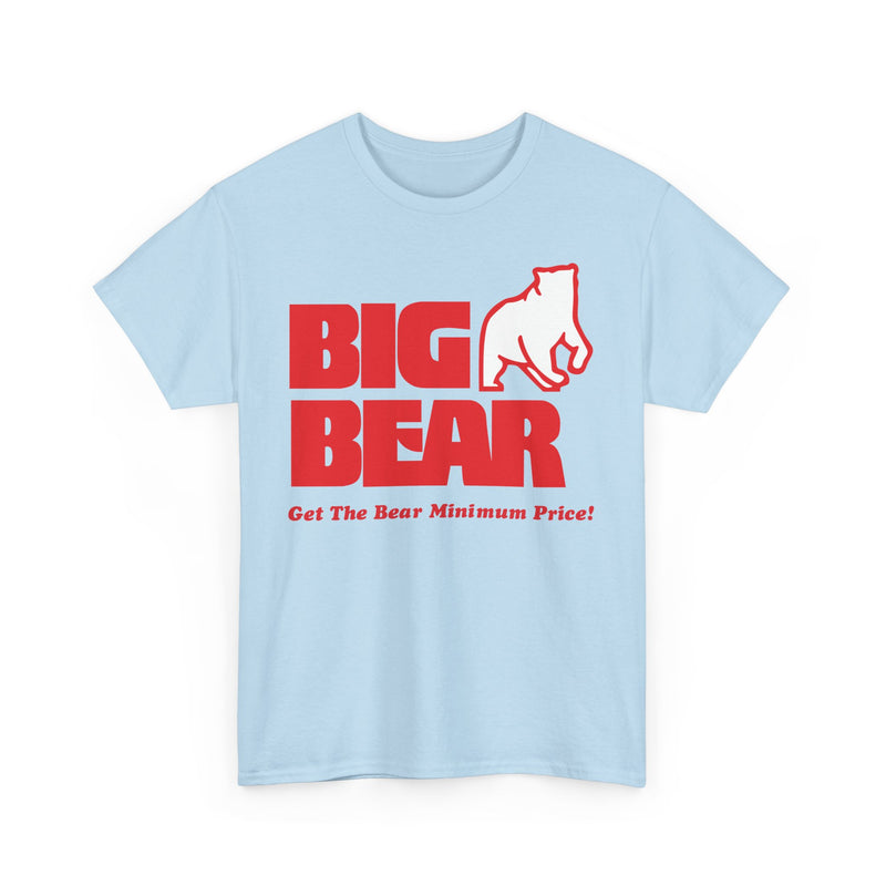 Load image into Gallery viewer, Big Bear Get The Bear Minimum Price Vintage Grocery T-Shirt