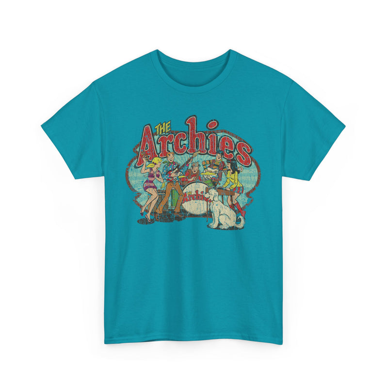 Load image into Gallery viewer, The Archies 1967 Archie Comics Rock Band Illustrated Comic Book T-shirt