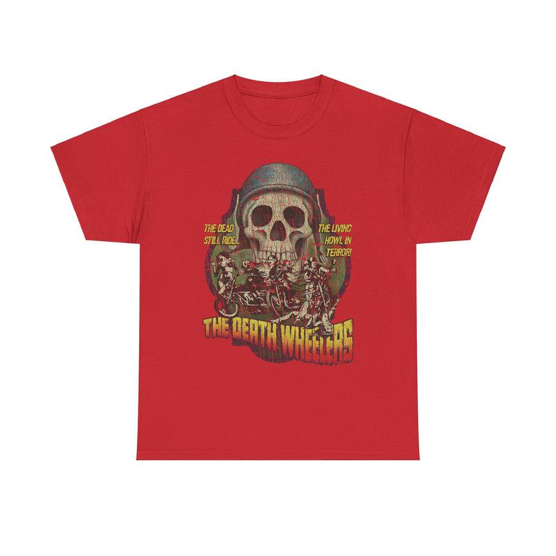 Load image into Gallery viewer, The Death Wheelers 1973 Horror Action Bike Gang Movie T-shirt
