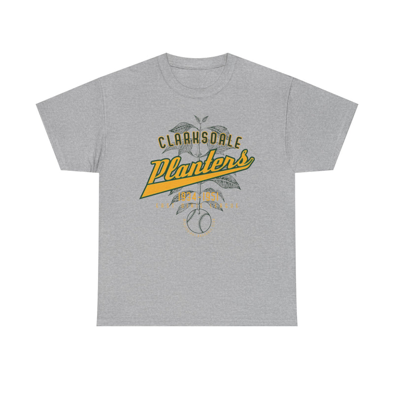 Load image into Gallery viewer, Clarksdale Planters Est 1934 Mississippi Baseball T-shirt