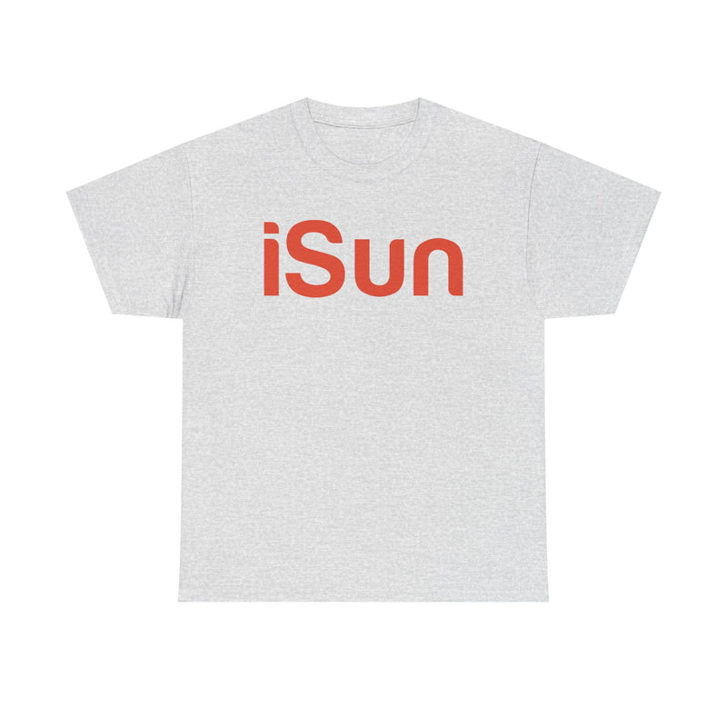 Load image into Gallery viewer, iSun T-Shirt Bankrupt Solar Energy Company Defunct Logo Tee