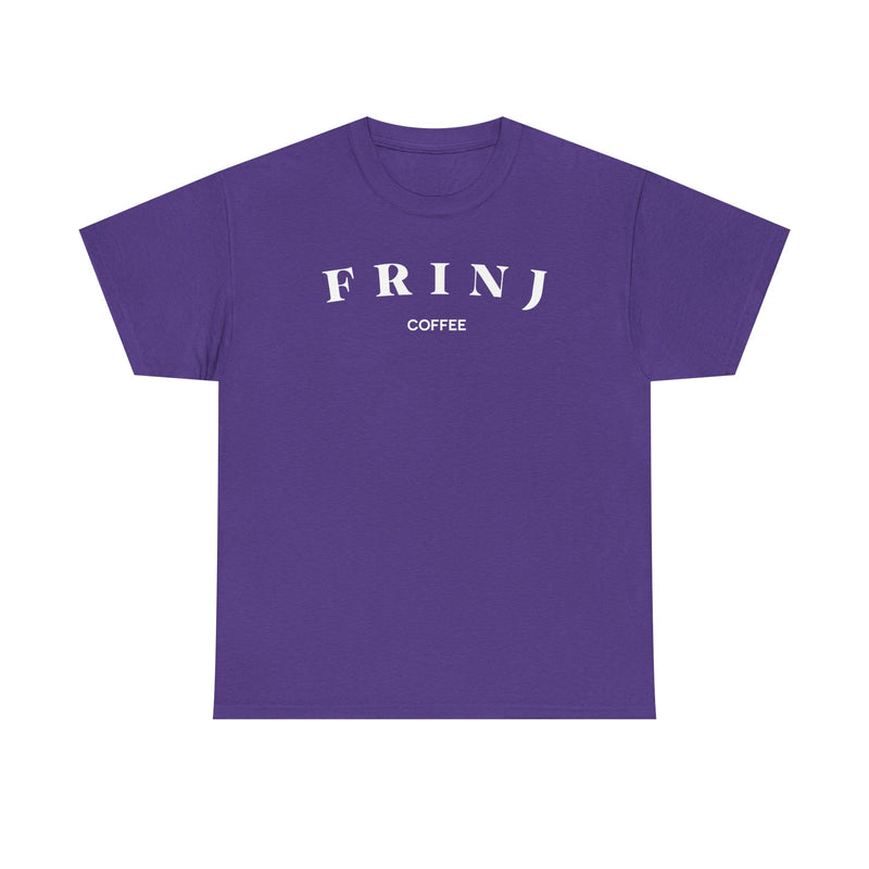 Load image into Gallery viewer, Frinj Coffee T-Shirt Defunct Coffee Company Bankrupt Logo Tee