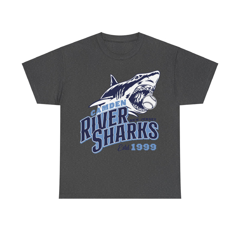 Load image into Gallery viewer, Camden Riversharks Est 1999 New Jersey Baseball Team T-shirt