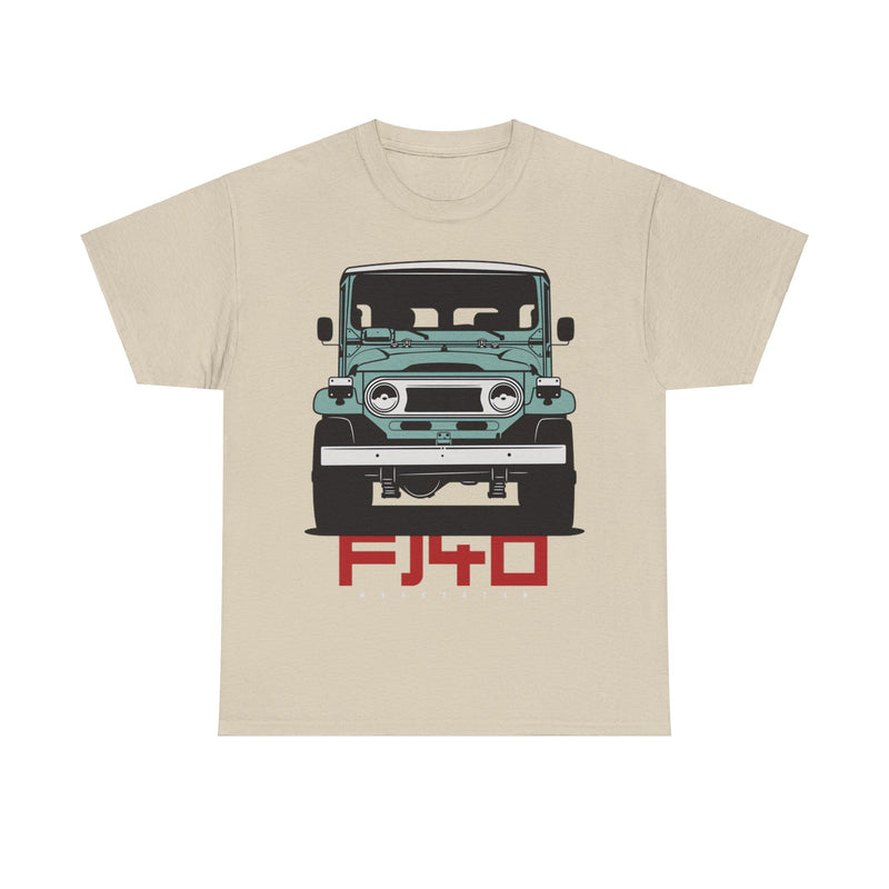 Load image into Gallery viewer, Toyota Land Cruiser FJ40 Green Car Double-sided T-shirt