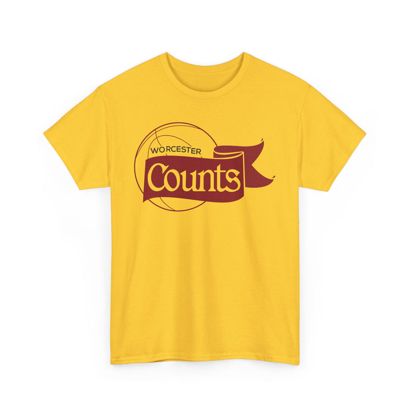Load image into Gallery viewer, Worcester Counts Basketball 1989 Massachusetts T-shirt