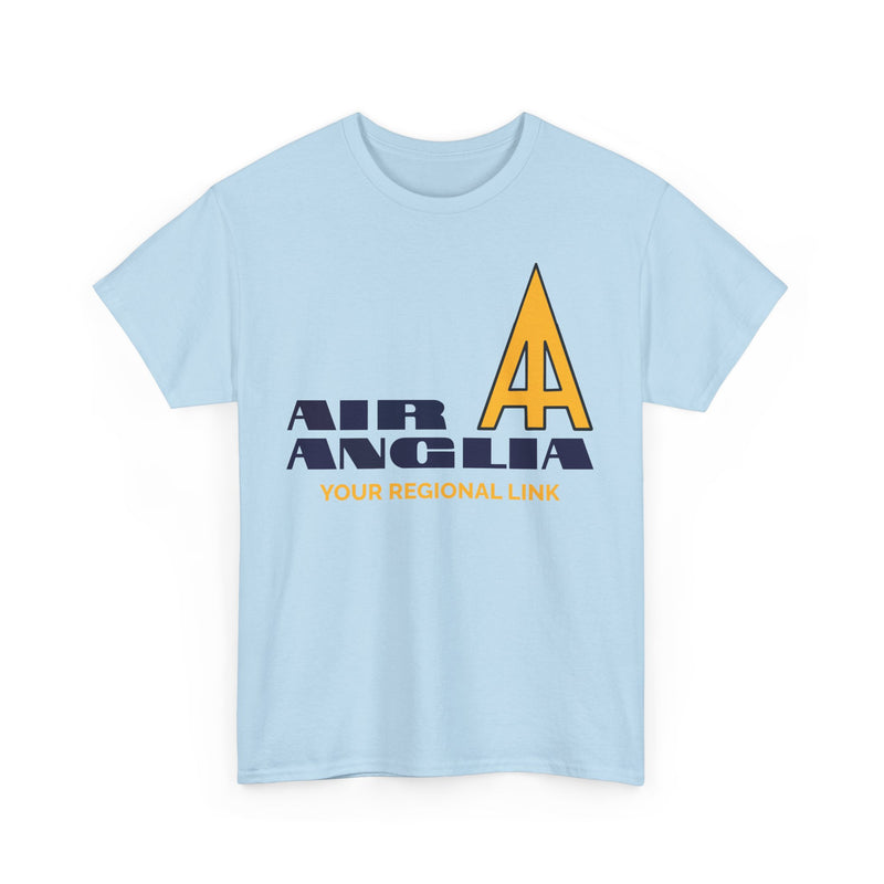 Load image into Gallery viewer, Air Anglia Your Regional Link Vintage Airline Logo British Aviation T-shirt