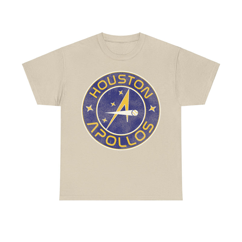 Load image into Gallery viewer, Houston Apollos Baseball Blue Logo Nostalgic Retro Baseball Team T-shirt