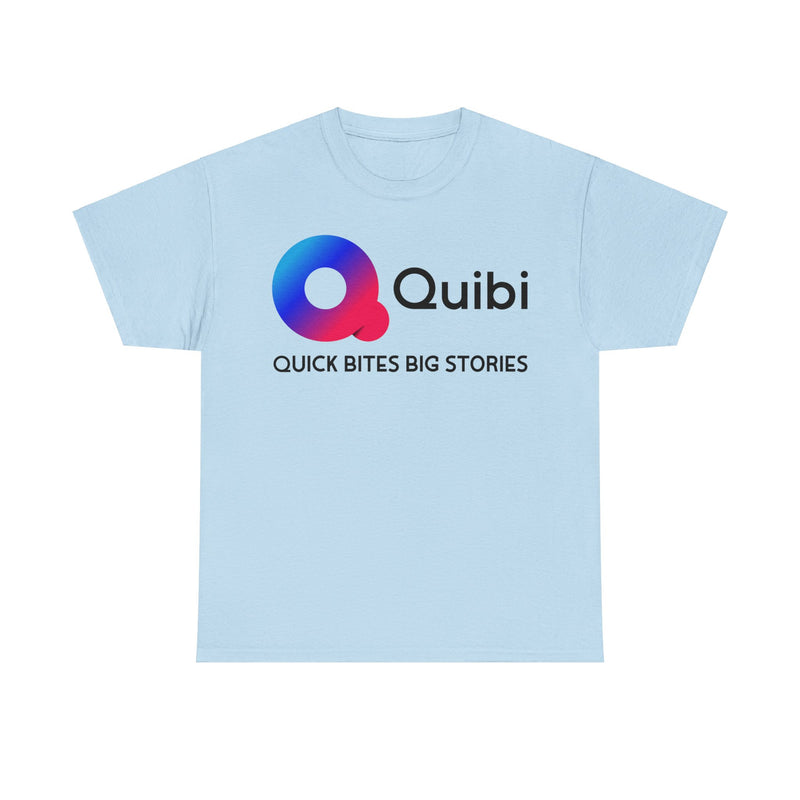Load image into Gallery viewer, Quibi Quick Bites Big Stories Nostalgic Televison Logo T-Shirt