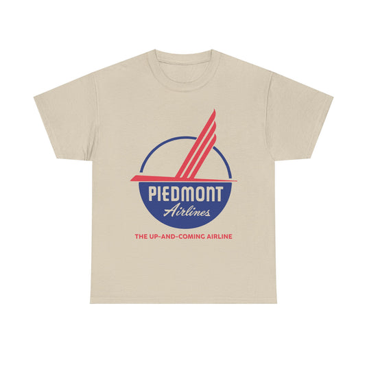 Piedmont Airlines Red White Blue Wing Up And Coming T-shirt