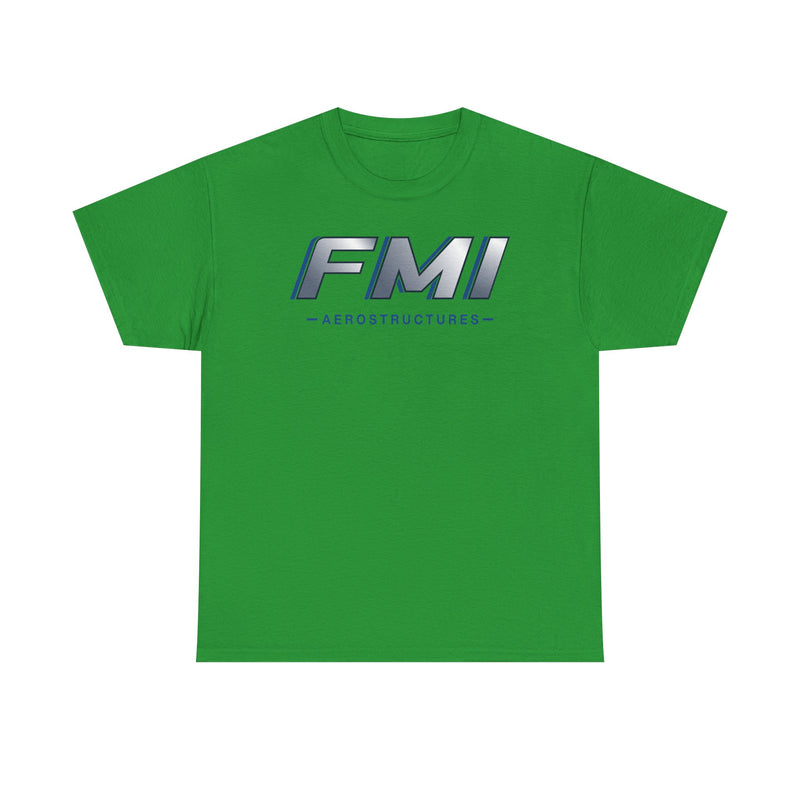 Load image into Gallery viewer, FMI Aerostructures T-Shirt Defunct Aerospace Company Bankrupt Logo Tee