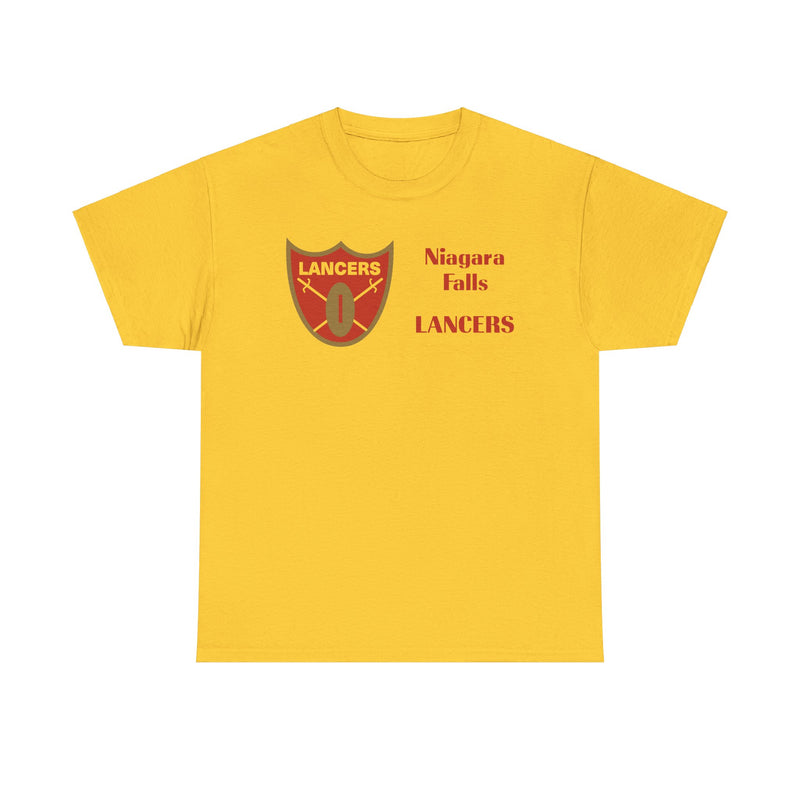 Load image into Gallery viewer, Niagara Falls New York Lancers Midwest Football 1971 T-shirt