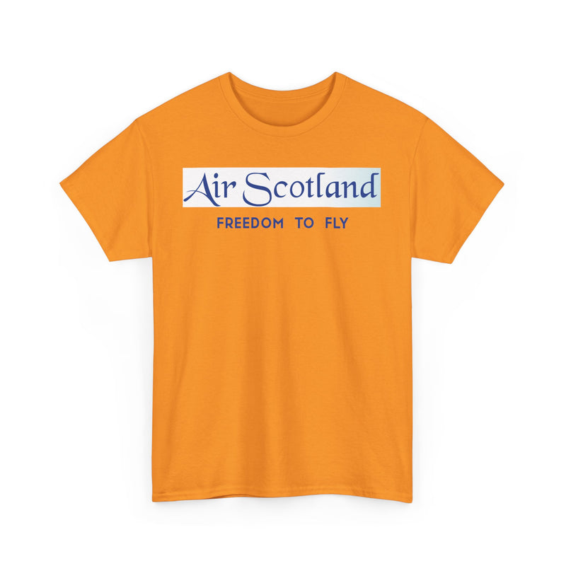 Load image into Gallery viewer, Air Scotland Freedom To Fly Vintage Scottish Airline Logo Aviation T-shirt