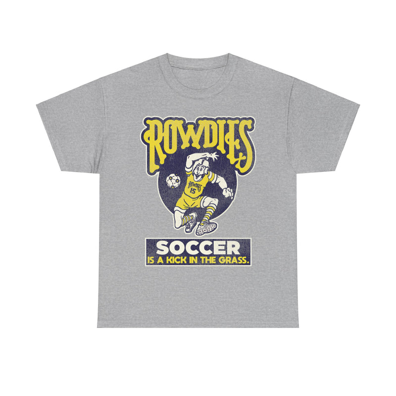 Load image into Gallery viewer, Tampa Bay Rowdies Soccer is a Kick in the Grass Retro Nostalgic T-shirt