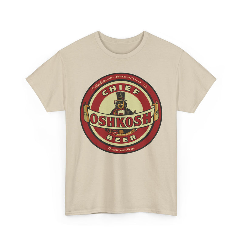 Load image into Gallery viewer, Oshkosh Beer Chief Logo Brewing Co Wisconsin T-Shirt