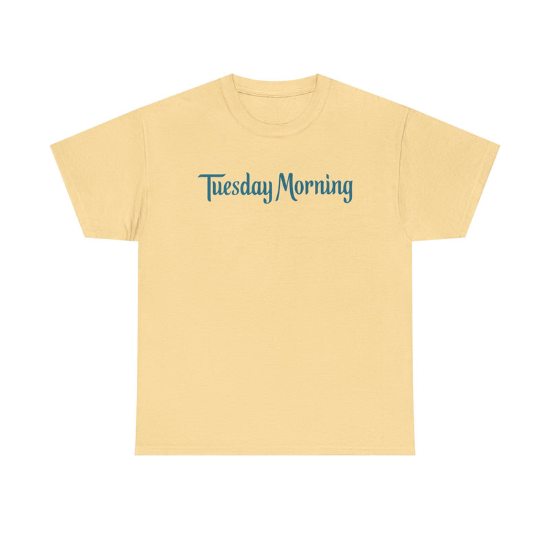 Load image into Gallery viewer, Tuesday Morning T-Shirt - Discount Retail Industry Bankrupt Logo Tee