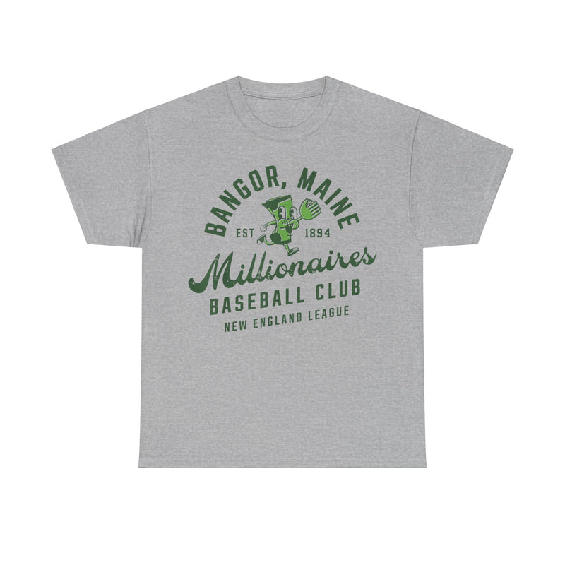 Load image into Gallery viewer, Bangor Millionaires Maine Nostalgic Retro Baseball T-shirt