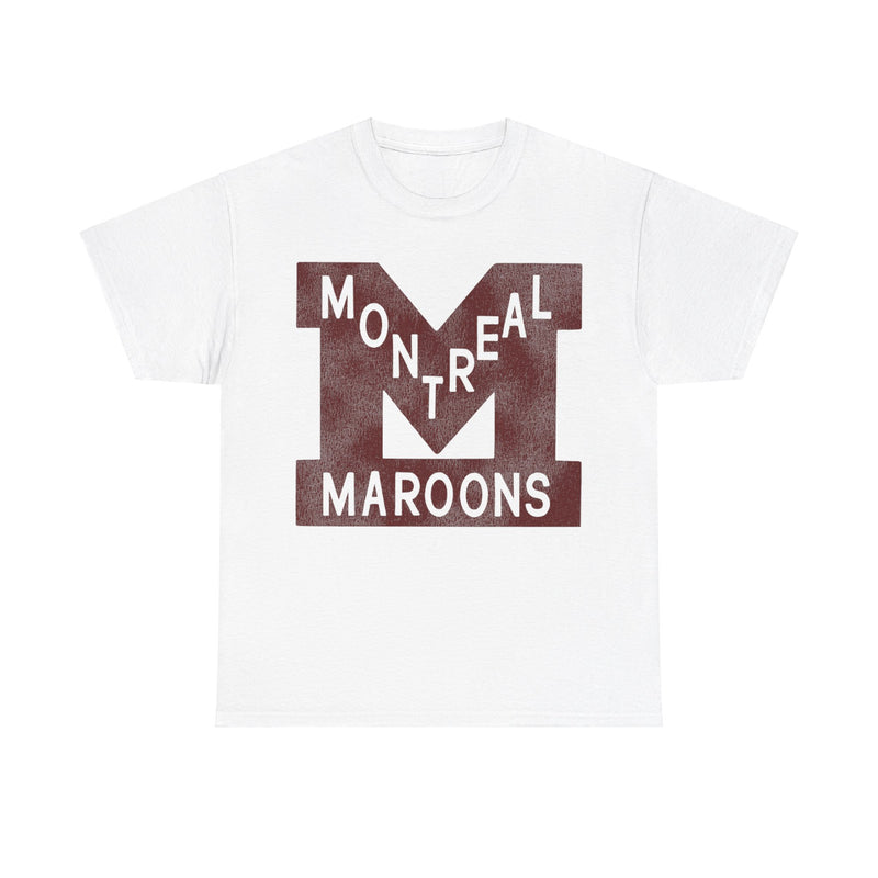 Load image into Gallery viewer, Montreal Maroons Logo Hockey Team T-shirt