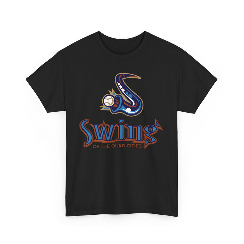 Load image into Gallery viewer, Swing of the Quad Cities Iowa Baseball 2004-2007 T-shirt