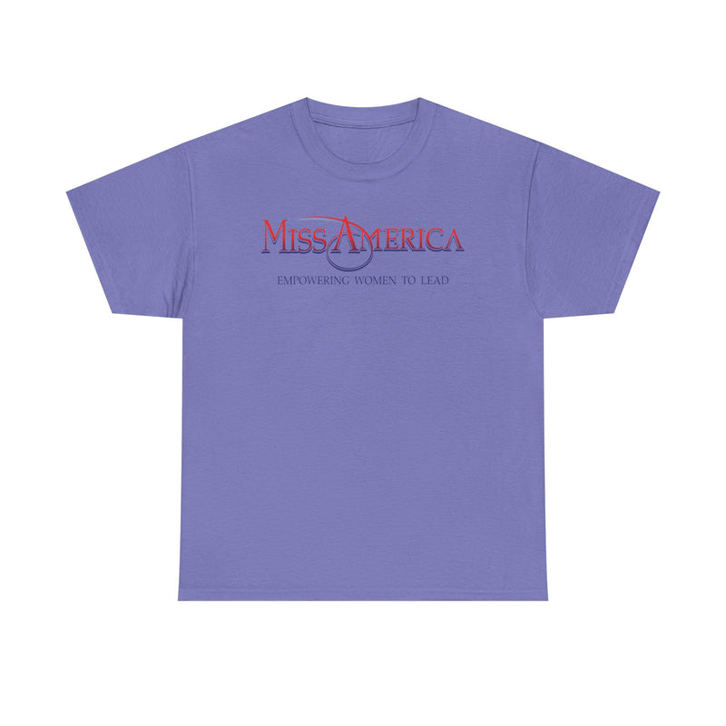 Load image into Gallery viewer, Miss America Empowering Women To Lead T-Shirt Pageant Logo Tee