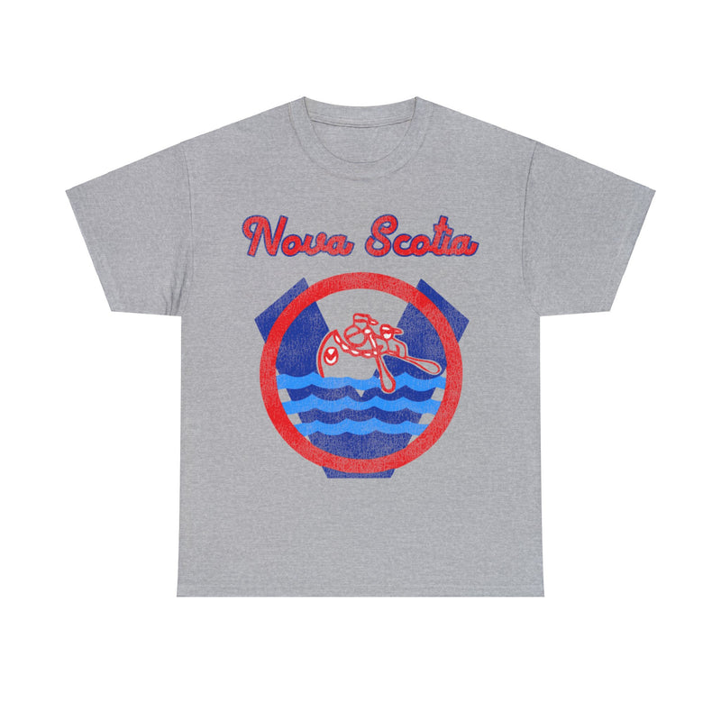 Load image into Gallery viewer, Nova Scotia Voyageurs Logo Nostalgic Hockey T-shirt