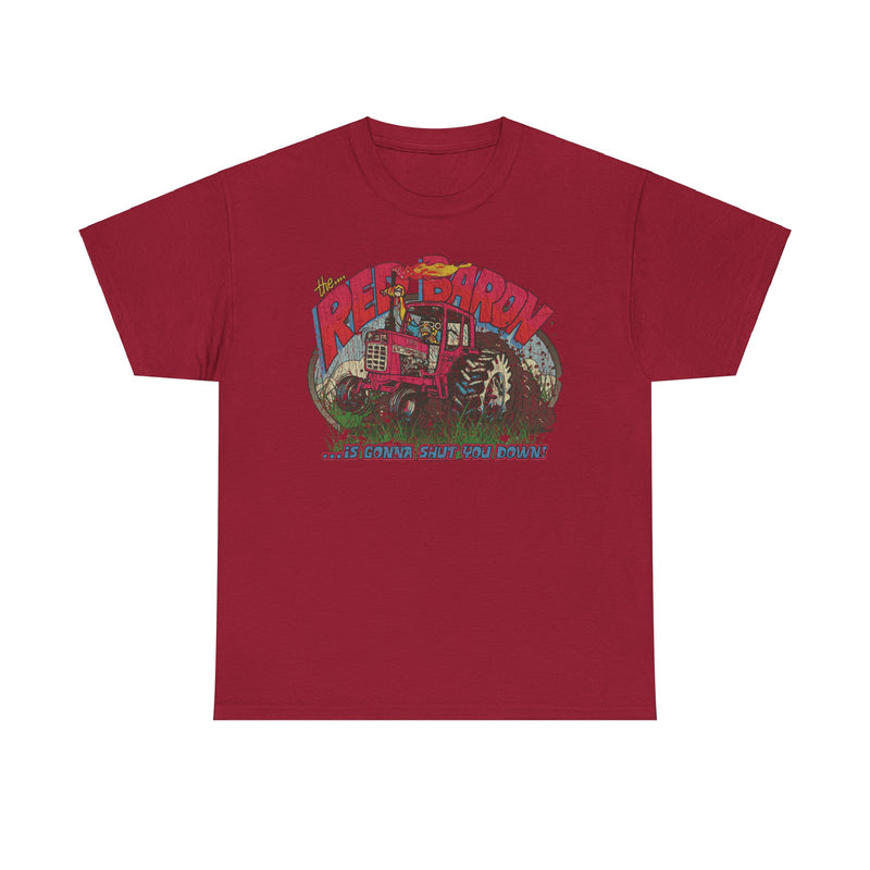 Load image into Gallery viewer, The Red Baron Monster Tractor 1981 Equipment Manufacturing T-shirt
