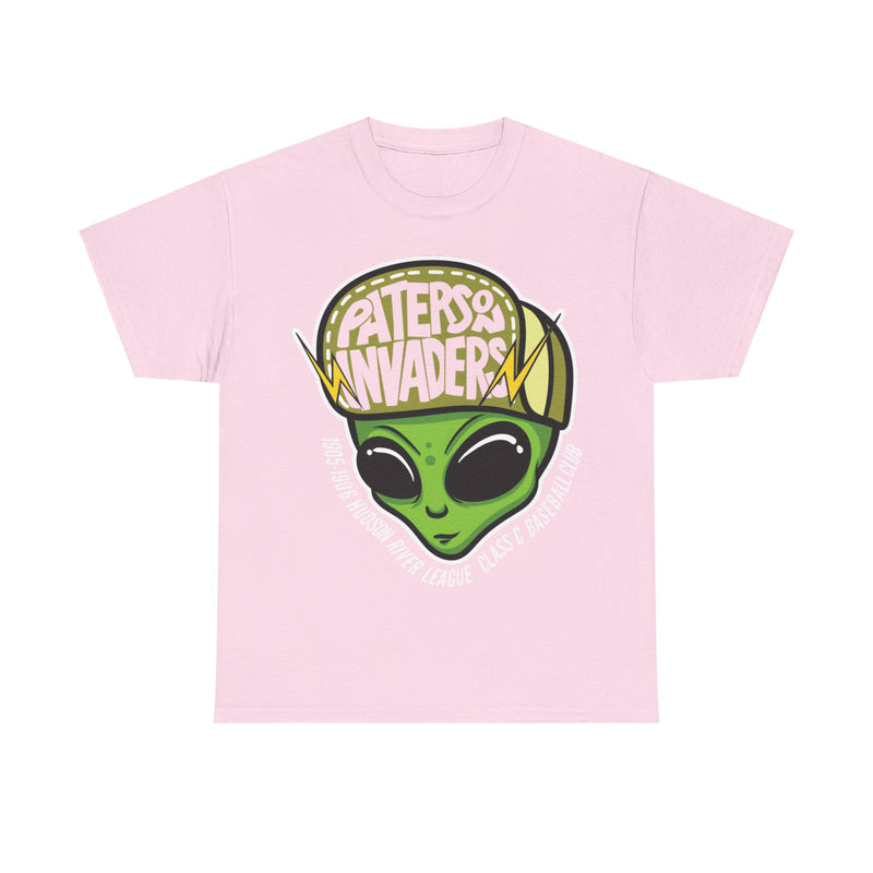 Load image into Gallery viewer, Paterson Invaders Mascot Logo New Jersey Baseball T-shirt