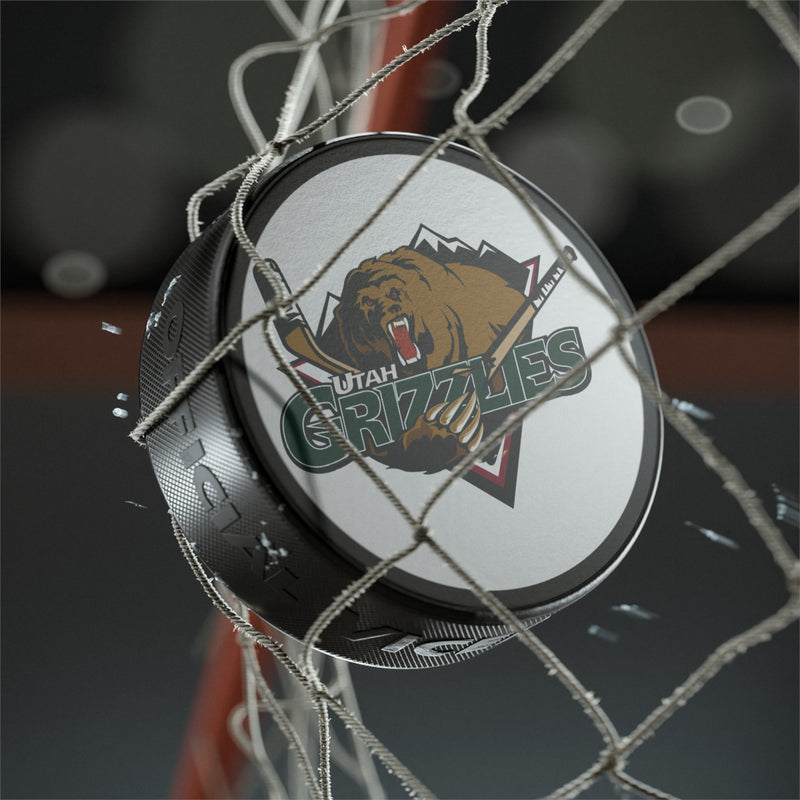 Load image into Gallery viewer, Utah Grizzlies Logo Hockey Puck