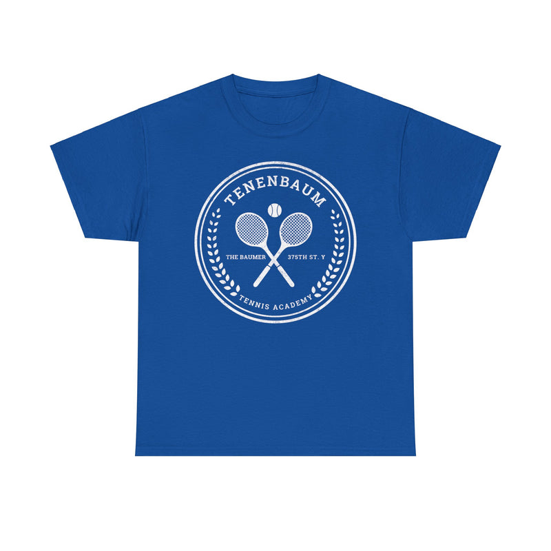 Load image into Gallery viewer, Tenenbaum Tennis Academy - The Tenenbaums Comedy Movie 2001 Racket Logo T-shirt