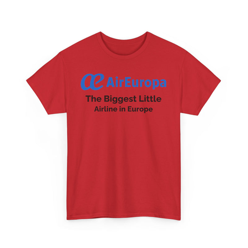 Load image into Gallery viewer, Air Europa The Biggest Little Airline in Europe Vintage Logo Aviation T-shirt