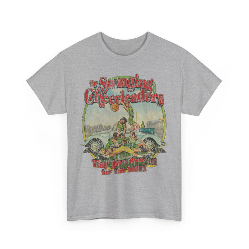 Load image into Gallery viewer, The Swinging Cheerleaders 1974 College Cheerleading Movie T-shirt