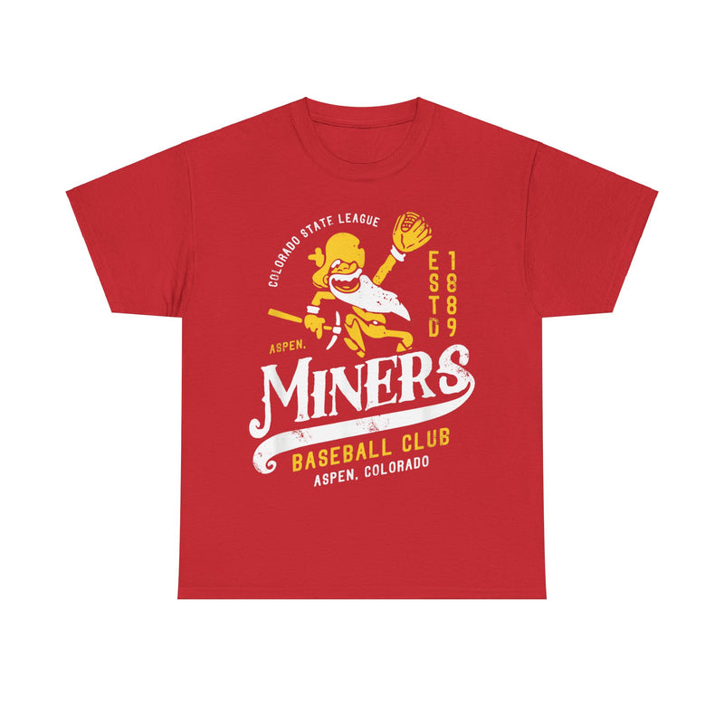 Load image into Gallery viewer, Aspen Miners Colorado Nostalgic Retro Baseball T-shirt