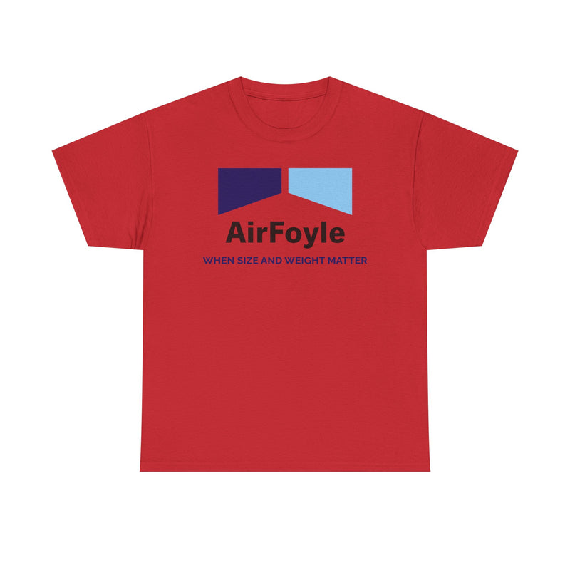 Load image into Gallery viewer, Air Foyle When Size and Weight Matter Vintage Airline Logo Aviation T-shirt
