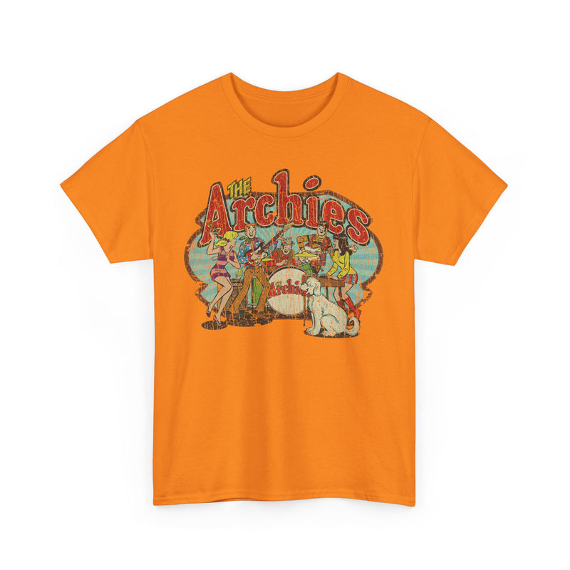 Load image into Gallery viewer, The Archies 1967 Archie Comics Rock Band Illustrated Comic Book T-shirt