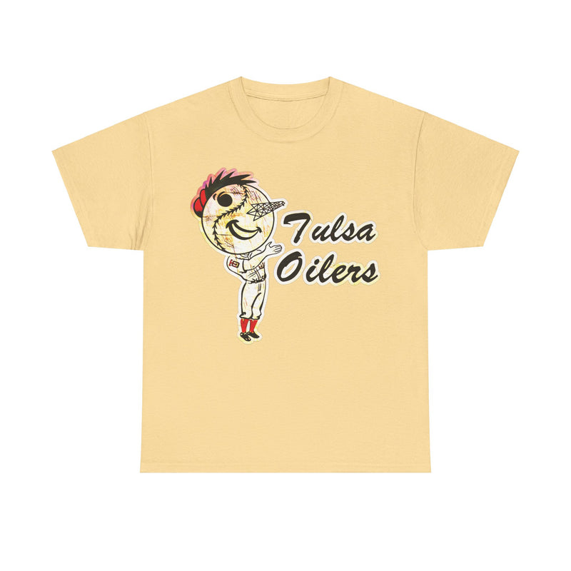 Load image into Gallery viewer, Tulsa Oilers Mascot Logo Oklahoma Baseball T-shirt