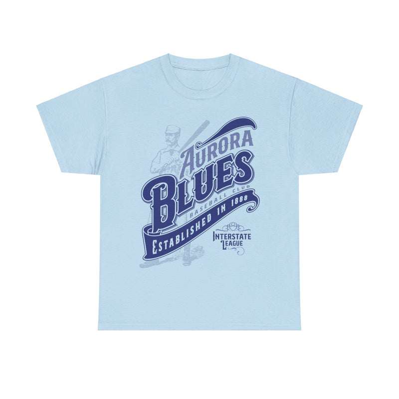Load image into Gallery viewer, Aurora Blues Est 1888 Illinois Baseball T-shirt