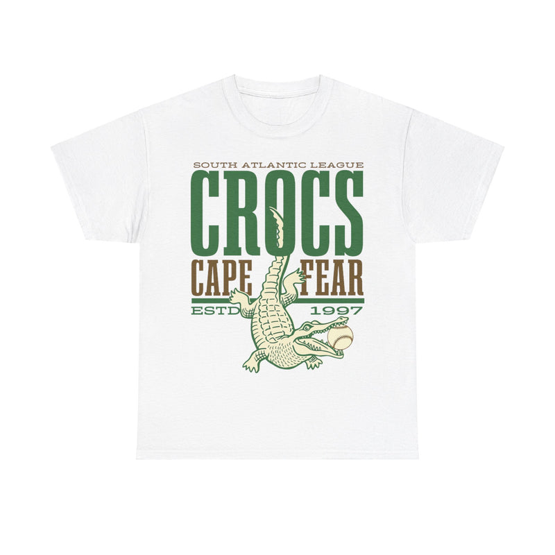 Load image into Gallery viewer, Cape Fear Crocs Est 1997 North Carolina Baseball Team T-shirt