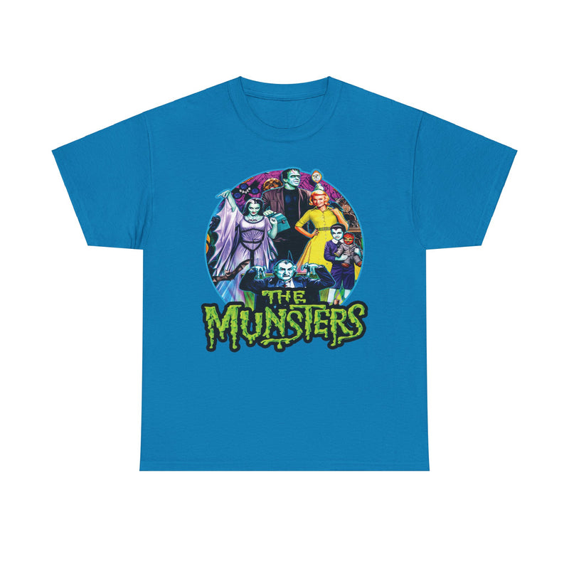 Load image into Gallery viewer, The Munsters 1964 Frankenstein Vampire Werewolf TV Show T-shirt