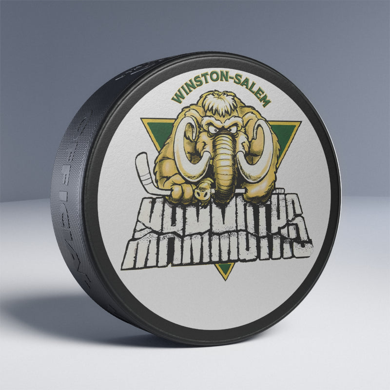 Load image into Gallery viewer, Winston-Salem Mammoths 1995-1996 North Carolina Hockey Puck