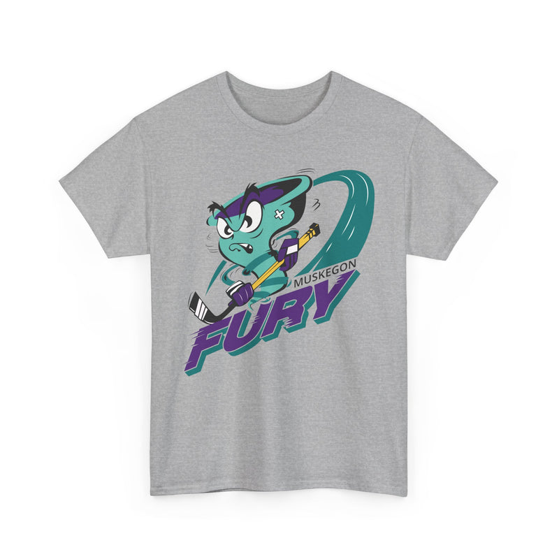 Load image into Gallery viewer, Muskegon Fury Michigan Hockey 1992-2008 T-shirt