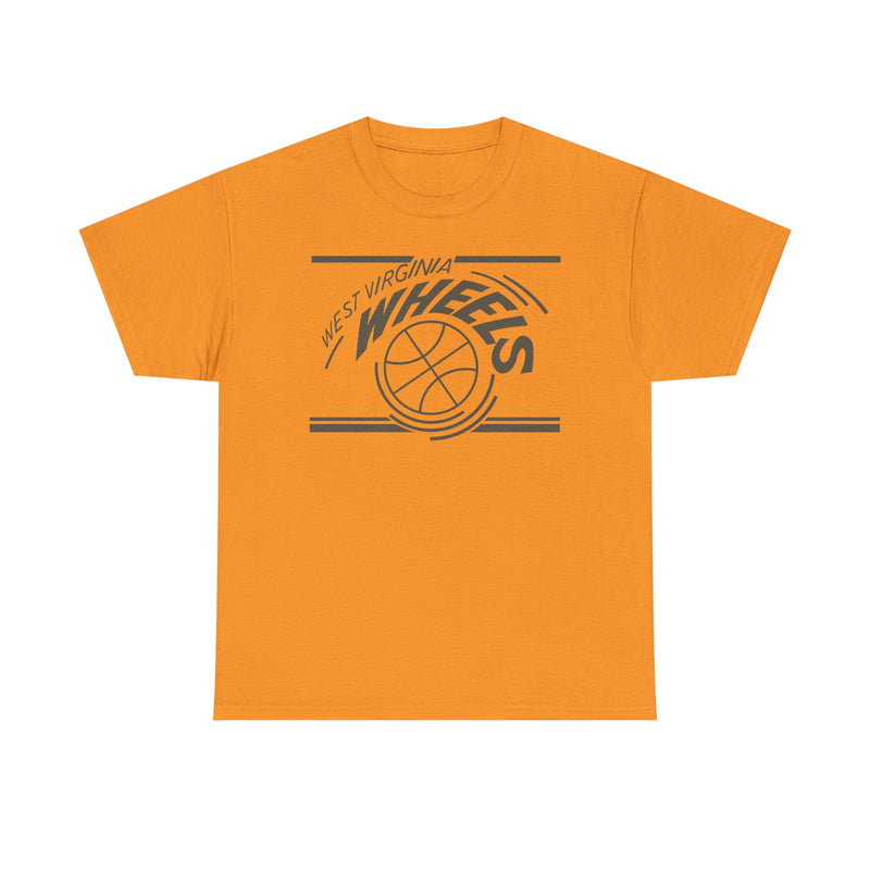 Load image into Gallery viewer, West Virginia Wheels Basketball 1978 All-American Alliance T-shirt