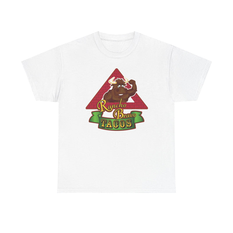 Load image into Gallery viewer, Rancho Bravo Tacos T-Shirt - Taco Restaurant Industry Defunct Tee