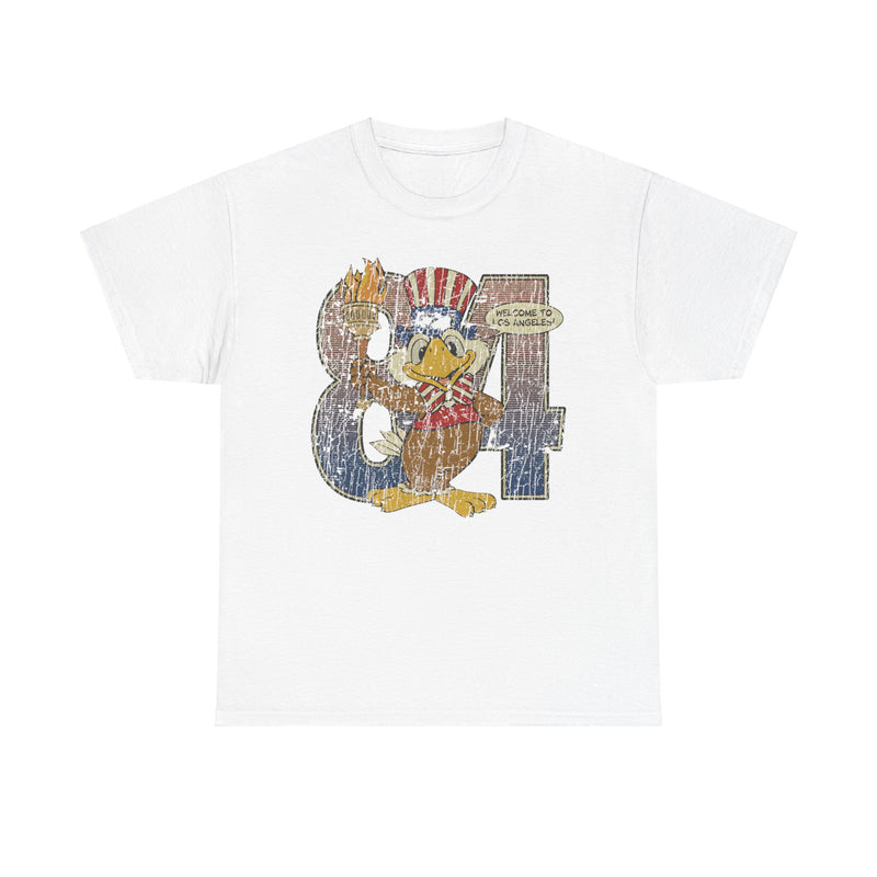 Load image into Gallery viewer, Sam The Eagle 1984 Summer Olympics Mascot California T-shirt