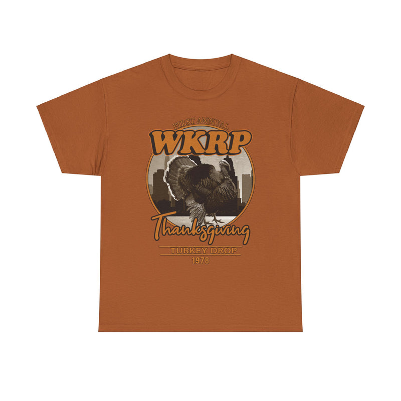 Load image into Gallery viewer, WKRP Radio Station Turkey Drop Cincinatti Ohio 1972 T-shirt